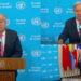 Guterres urges ‘leaders’ to ‘choose dialogue over destruction’ amid fifth week of Middle East crisis