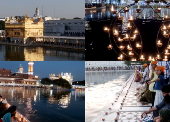 Sikh Pilgrims Mark Baisakhi at Golden Temple with Grand Rituals and Illumination