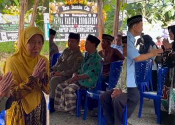 Indonesians pay respect at the funeral of fallen UN soldiers