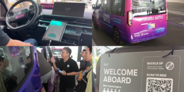 Taking a back seat! – Driverless shuttles hit Punggol streets as Singapore rolls out first-ever autonomous transport