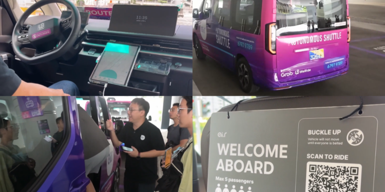 Taking a back seat! – Driverless shuttles hit Punggol streets as Singapore rolls out first-ever autonomous transport