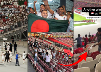 Supporting Home Away from Home: Bangladesh Fans Bring Heart, Noise and Pride to Kallang