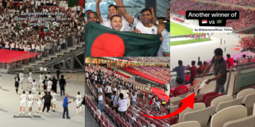 Supporting Home Away from Home: Bangladesh Fans Bring Heart, Noise and Pride to Kallang