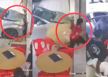 Out-of-Control Car Slams Into Restaurant, Injures Two Customers