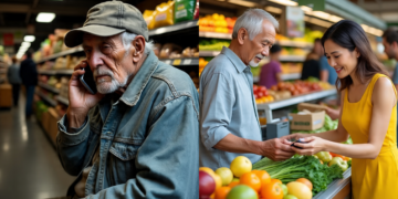 Old Man’s Card Fails, Son Scolds Him—But a Stranger Steps in to Save the Day