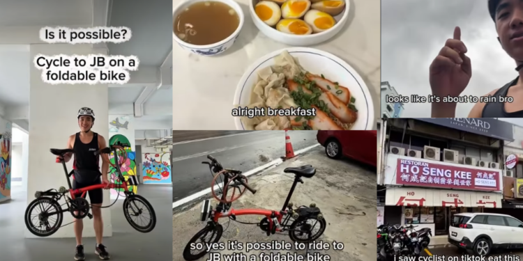 Singapore to JB on a Foldable Bike—A New Travel Experience Takes Over Social Media