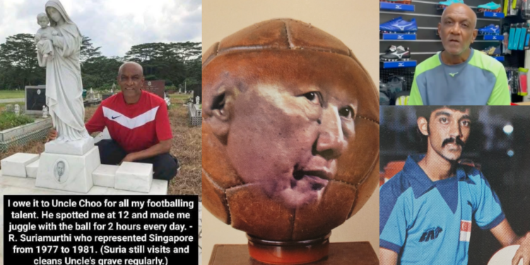 He Cleaned His Coach’s Grave—Ex National Player Suriamurthi Honours Uncle Choo with Emotional Tribute Beyond Football