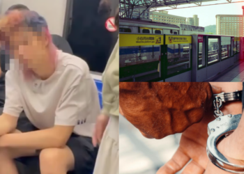 Chinese Man Arrested After Hugging a Beautician from Behind at MRT Station