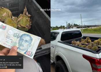 Singaporean Customer Pays S$50 for RM50 Durians in Malaysia, Seller Jokingly Says He Feels Tricked Online