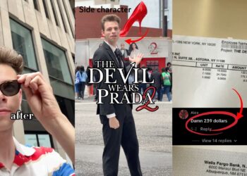 Background Actor Makes $239 USD for Featuring In “The Devil Wears Prada 2”