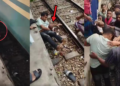 Bangladesh Father Shields Son on Train Tracks in Railway Accident