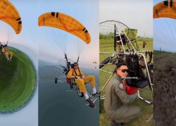 Viral “Flying Grab” Adventure Takes Tourists Above Thailand Countryside