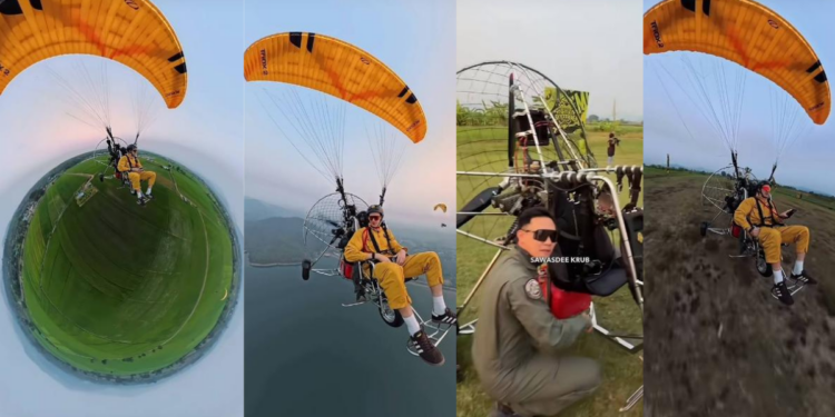 Viral “Flying Grab” Adventure Takes Tourists Above Thailand Countryside