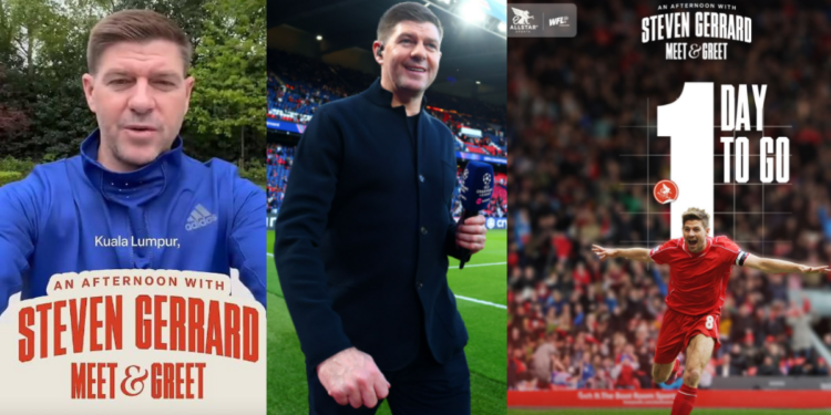 Liverpool Legend Steven Gerrard Announces Kuala Lumpur Fan Event This May