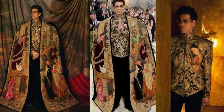 Karan Johar makes MET Gala debut with Manish Malhotra piece