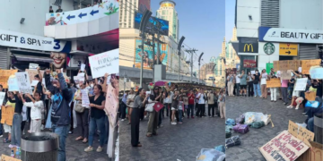 Thailand Platinum Mall Vendors Protest Rising Shop Rent Prices