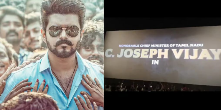 Vijay’s ‘Chief Minister of Tamil Nadu’ title card sparks frenzy in cinemas