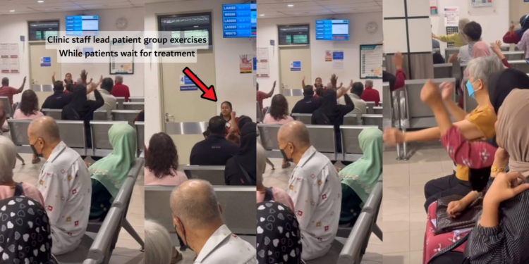 Viral Johor Clinic Video Shows Staff Leading Patient Exercise Session