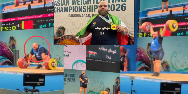 Iranian Weightlifting Star Dedicates Historic World Record Victory To Minab Children