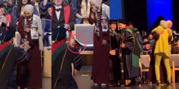 Medical Graduate Surprises Partner With Viral Proposal During Graduation Ceremony
