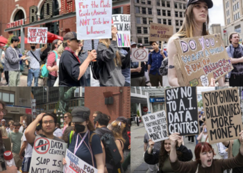 AI vs. Residents: Hundreds March Against Vancouver Data Centers