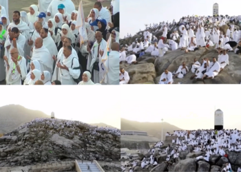 Hundreds of thousands gather at Mount Arafat for day of prayer and repentance