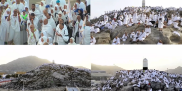 Hundreds of thousands gather at Mount Arafat for day of prayer and repentance