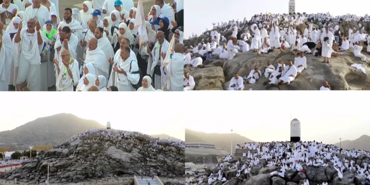 Hundreds of thousands gather at Mount Arafat for day of prayer and repentance