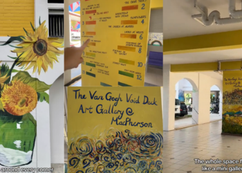 Famous Van Gogh Art Murals Transform Ordinary Singapore Walkways Into Stunning Community Gallery Spaces