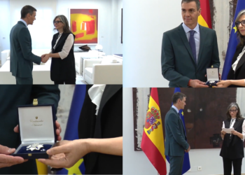 Cross of recognition – Pres Sanchez awards UN Palestine rapporteur Albanese in Madrid