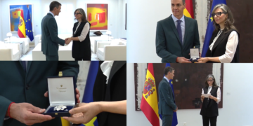 Cross of recognition – Pres Sanchez awards UN Palestine rapporteur Albanese in Madrid