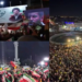 Thousands rally in Tehran and Bojnord in support of Iranian govt as Trump says latest strikes ‘love tap’