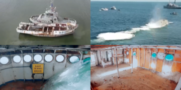 Historic Japanese ship Onjuku submerged to create Articial Reef