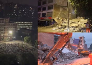At least two killed, 13 buildings collapsed in devastating 5.2-magnitude earthquake