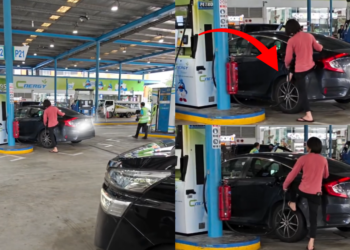 “Bro Really Wanted Full Tank”: Singapore Driver Shakes Car While Refueling