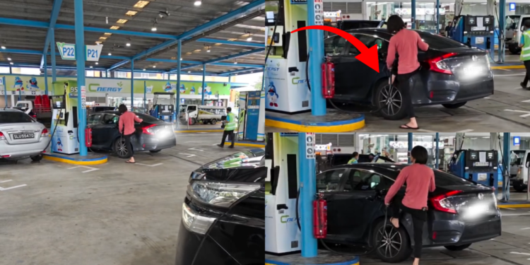 “Bro Really Wanted Full Tank”: Singapore Driver Shakes Car While Refueling