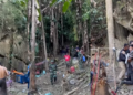 Rescue team locates five villagers trapped while gold hunting in Lao cave as operation enters critical phase