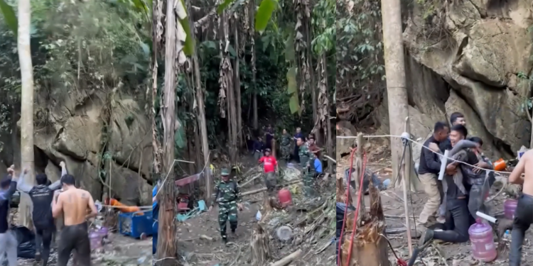 Rescue team locates five villagers trapped while gold hunting in Lao cave as operation enters critical phase