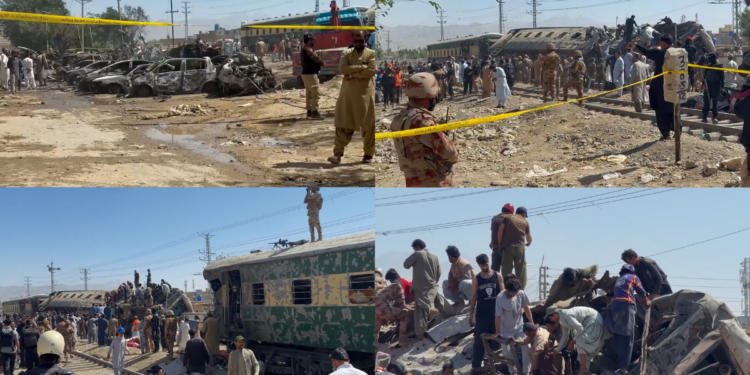 Pakistan Quetta Train Explosion Kills Twenty-Four People After Massive Railway Derailment Disaster Sunday