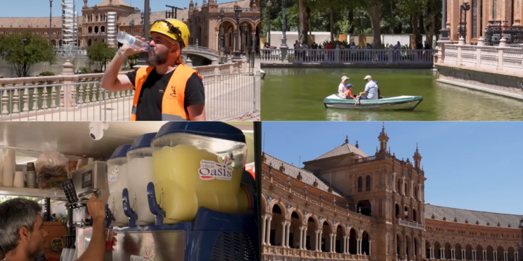 Temperatures reach 39°C in Seville as late-May heatwave grips Western Europe