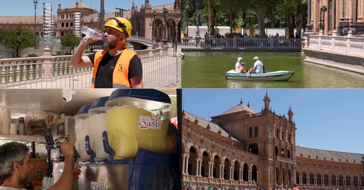 Temperatures reach 39°C in Seville as late-May heatwave grips Western Europe