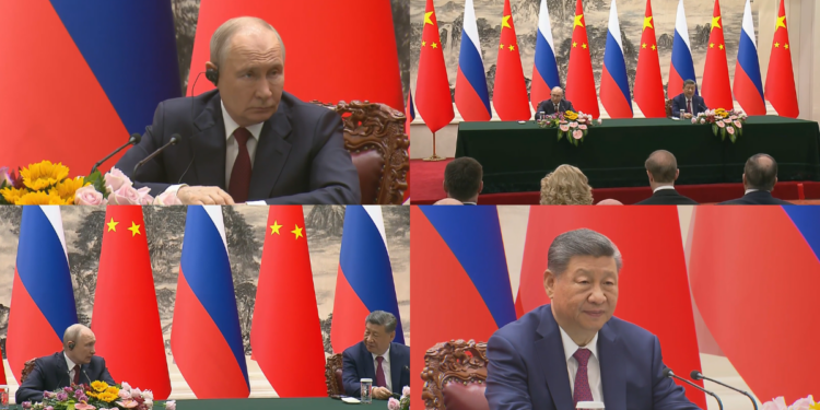 China’s Xi Declares Russia Alliance Against Fascism, Historical Distortion and Global Hegemonism Together
