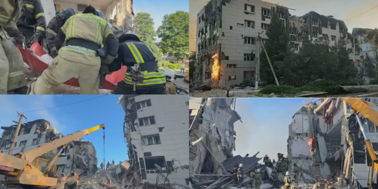 Russia Reports Ukrainian Drone Attack On College Housing 86 People Including Children