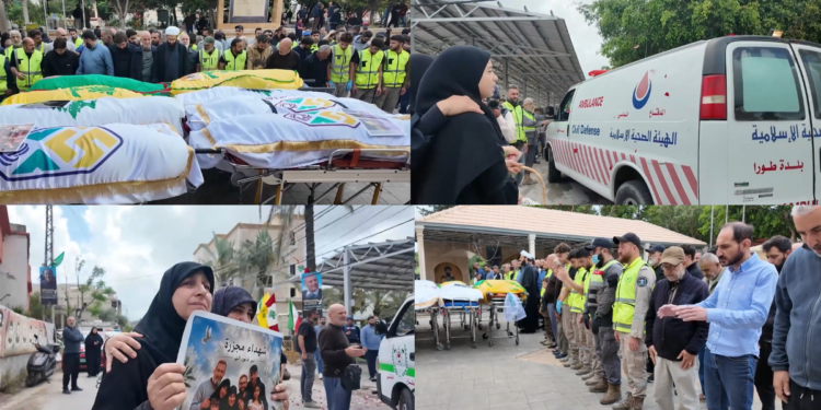 Lebanon Mourns Family Killed During Suspected Israeli Airstrike In Southern Tyre Town