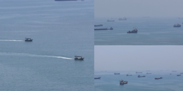 Hormuz from above – ‘Eerie’ aerials of ‘ghost ships’ waiting in the Strait