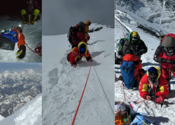 Russian para-climber becomes first person EVER to conquer Mount Everest using only his ARMS