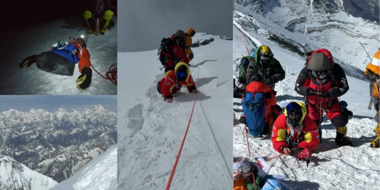 Russian para-climber becomes first person EVER to conquer Mount Everest using only his ARMS