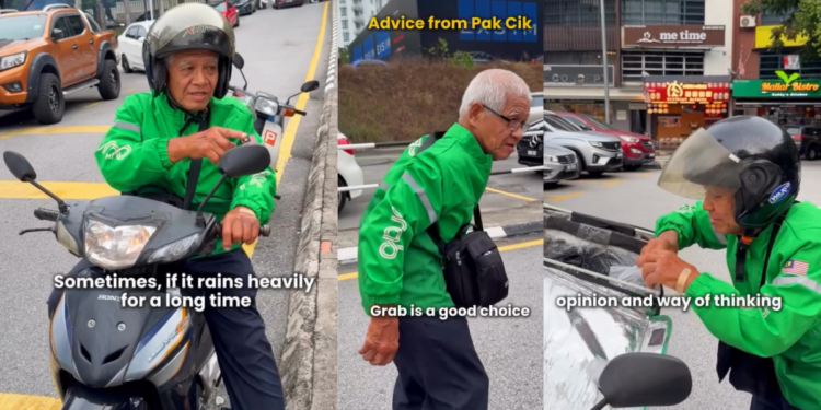 Age Never Stops Him: Malaysia’s 71-Year-Old Grab Rider Keeps Supporting Family Despite Exhaustion