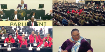 Chaos erupts in South African Parliament as opposition parties storm out over Ramaphosa ‘Phala Phala’ scandal
