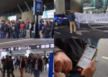 Rideshare drivers storm Paris airport in protest against app fees and rising fuel prices